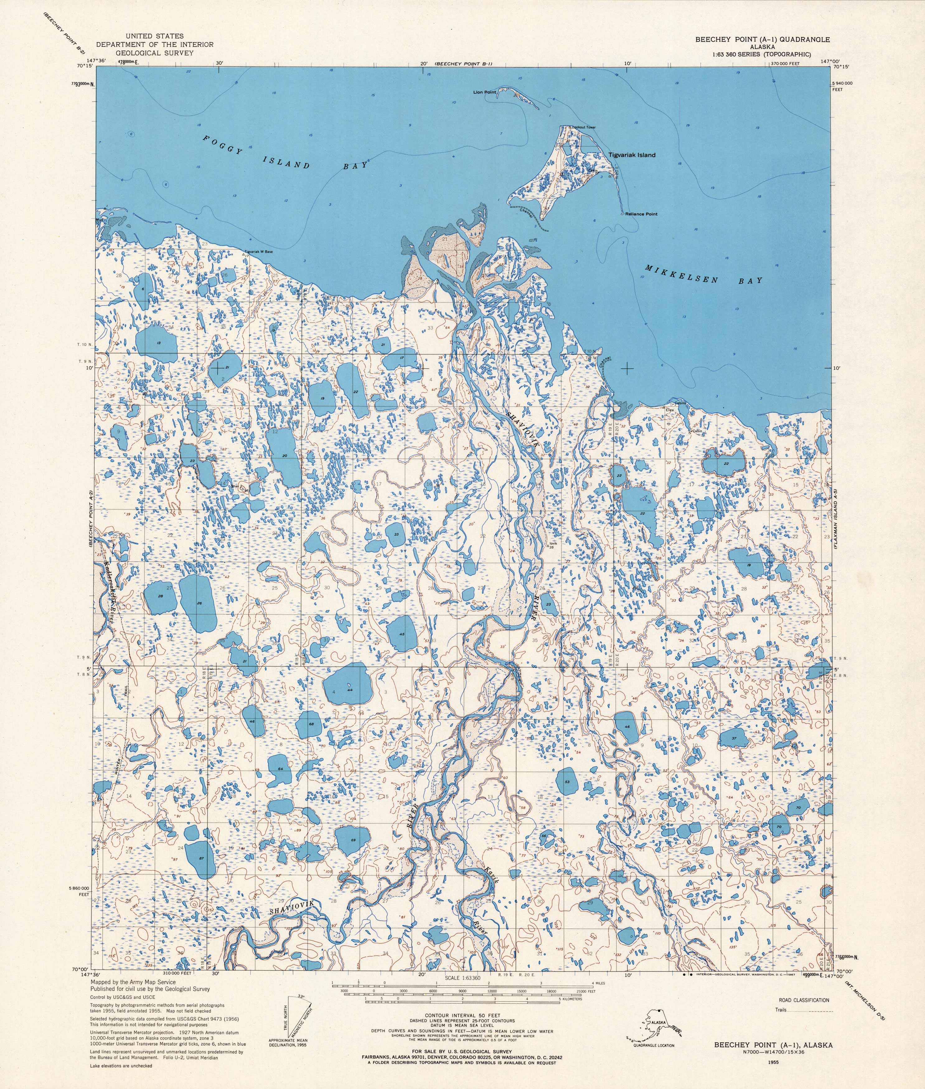 Beechey Point (A-1) Quadrangle Alaska