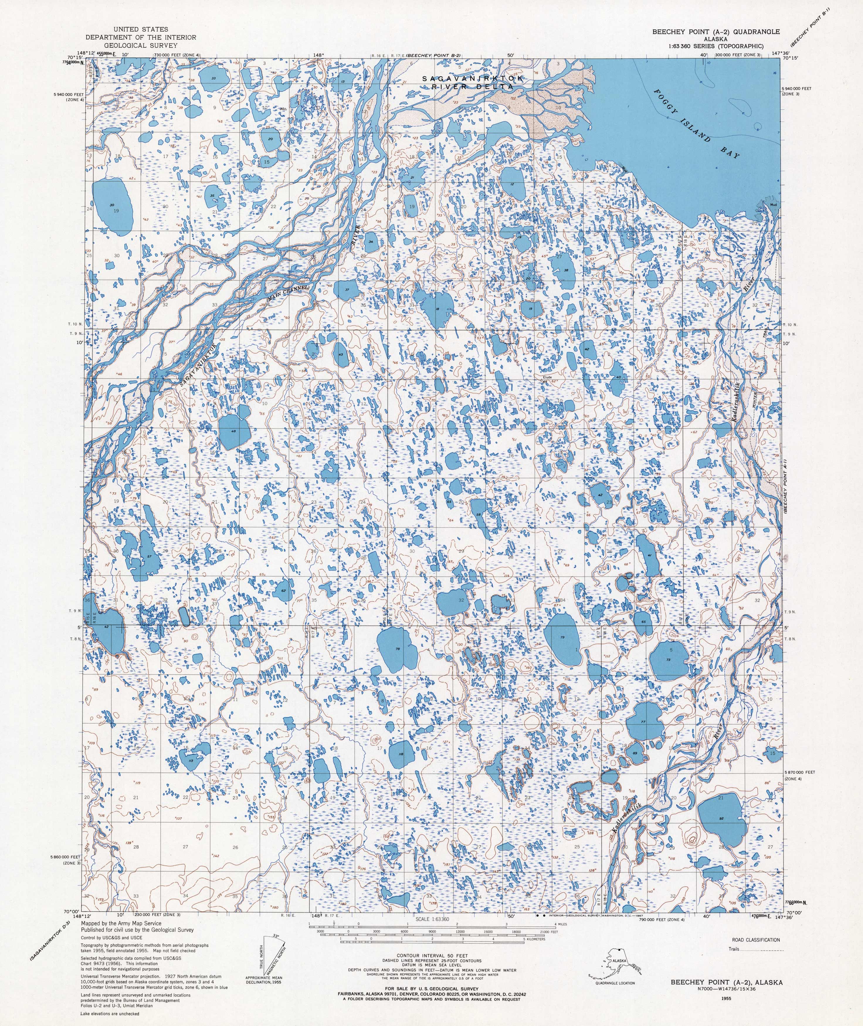 Beechey Point (A-2) Quadrangle Alaska