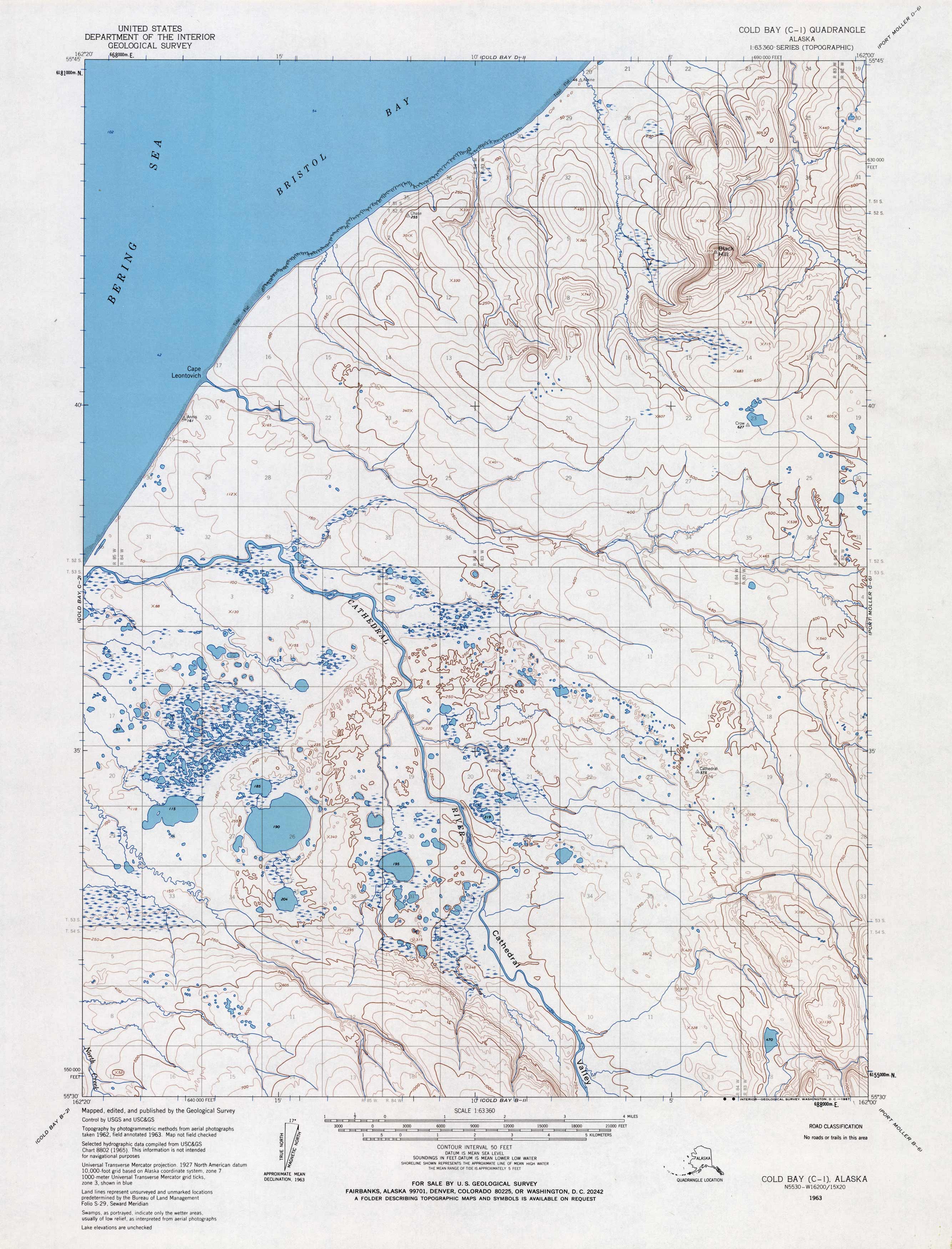 Cold Bay (C-1) Quadrangle