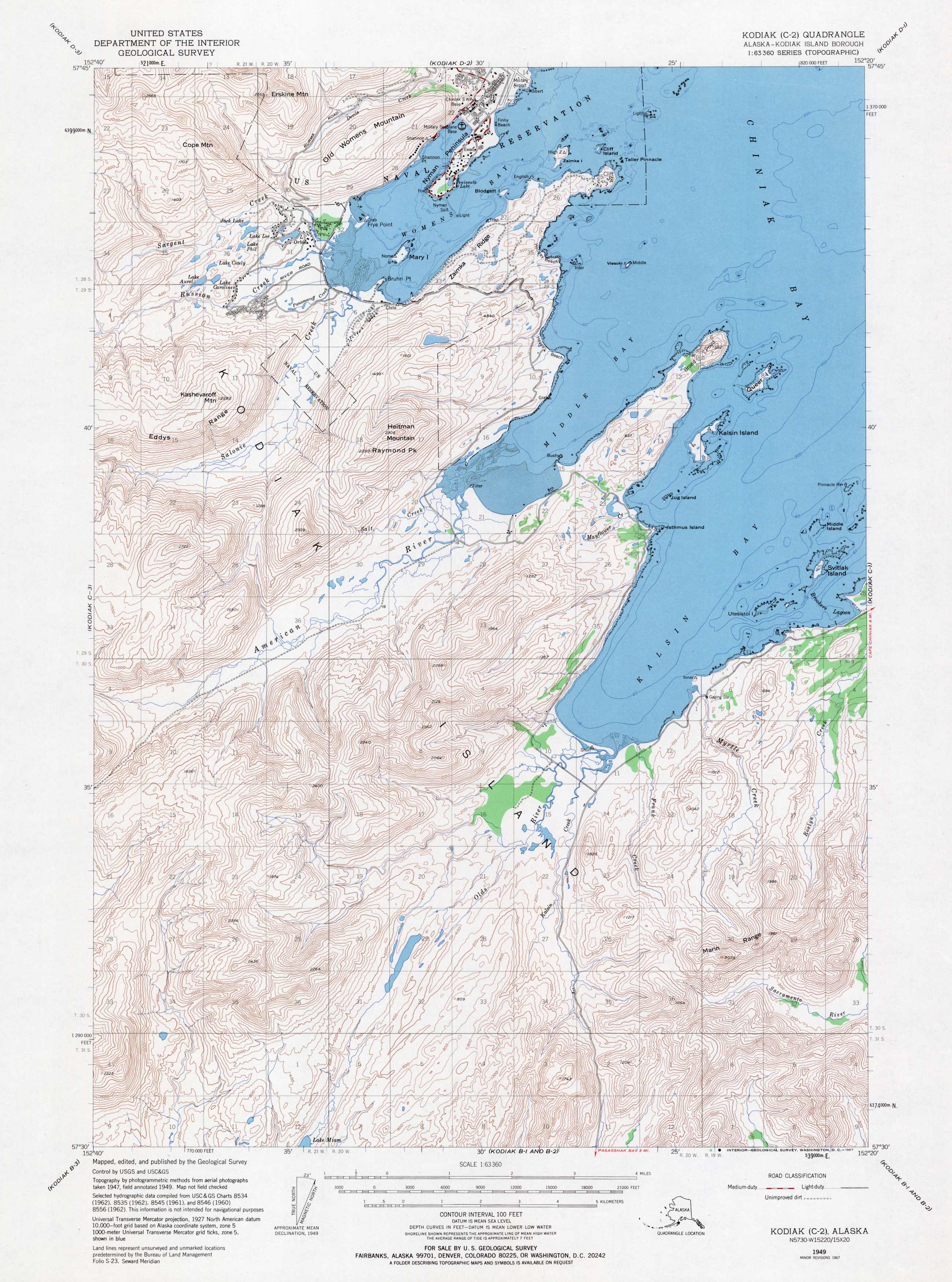 Kodiak (C-2) Quadrangle