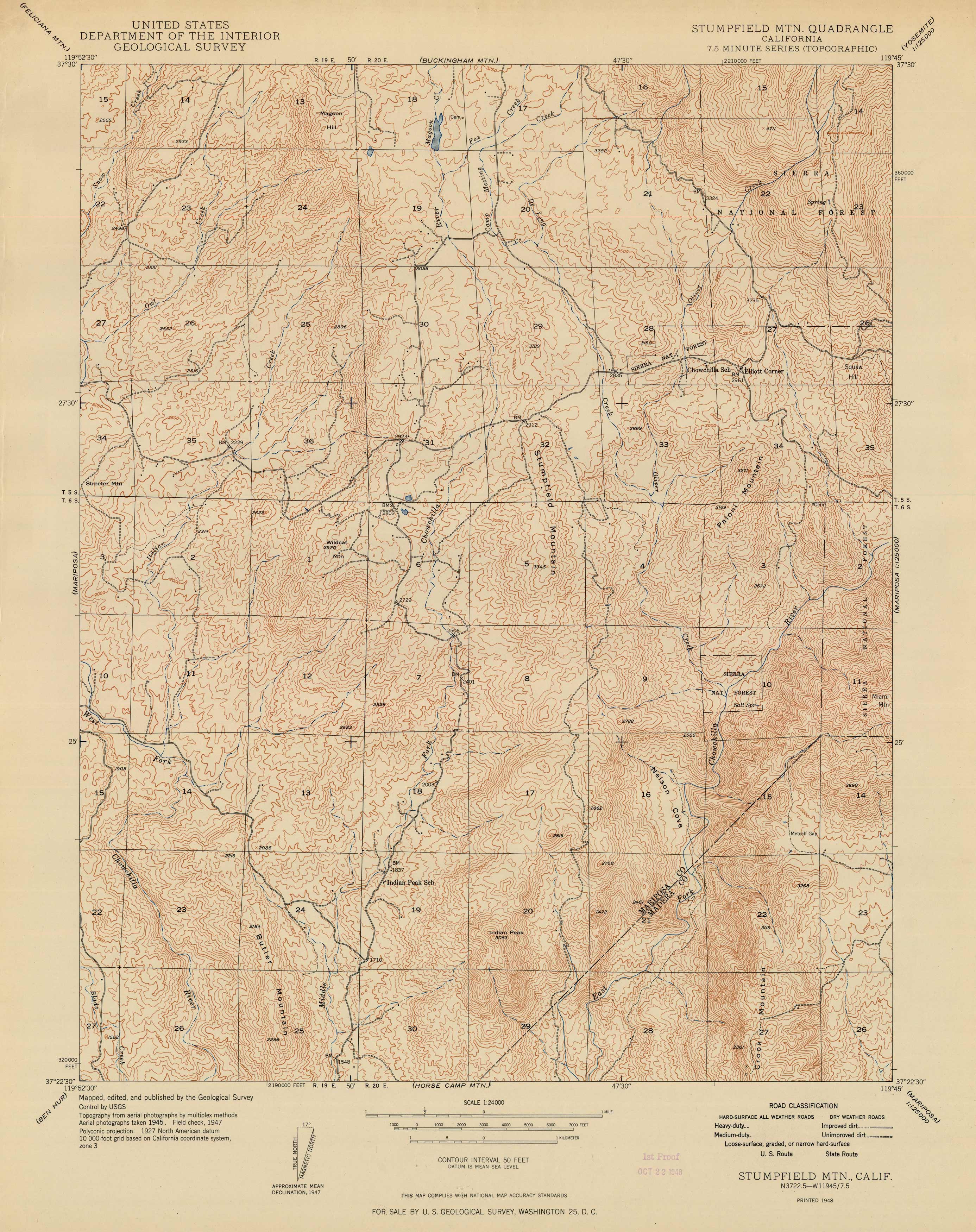 Stumpfield Mtn Quadrangle