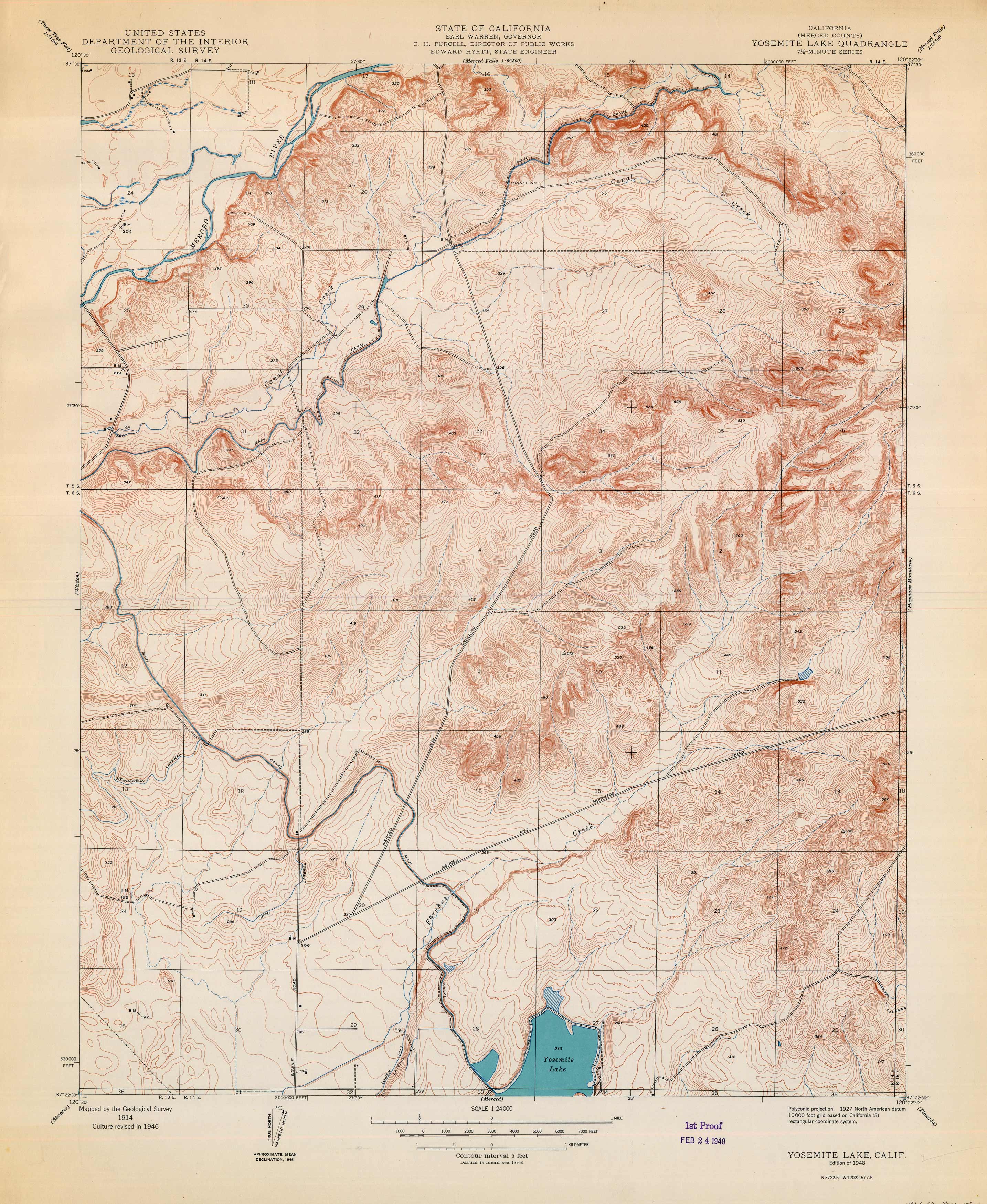 Yosemite Lake Quadrangle