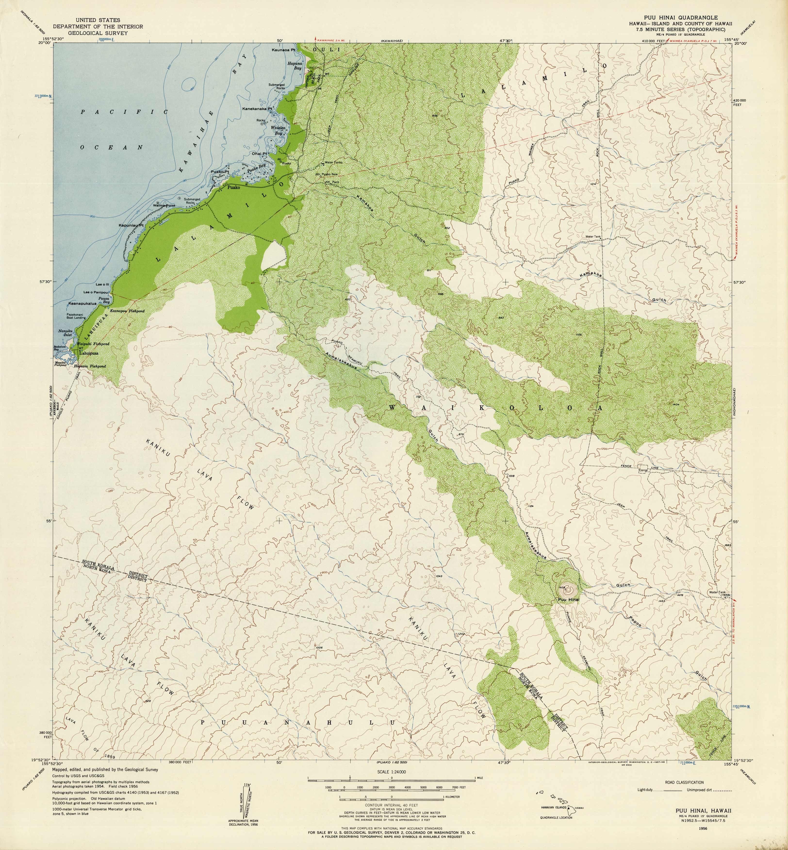 Puu Hinai Quadrangle