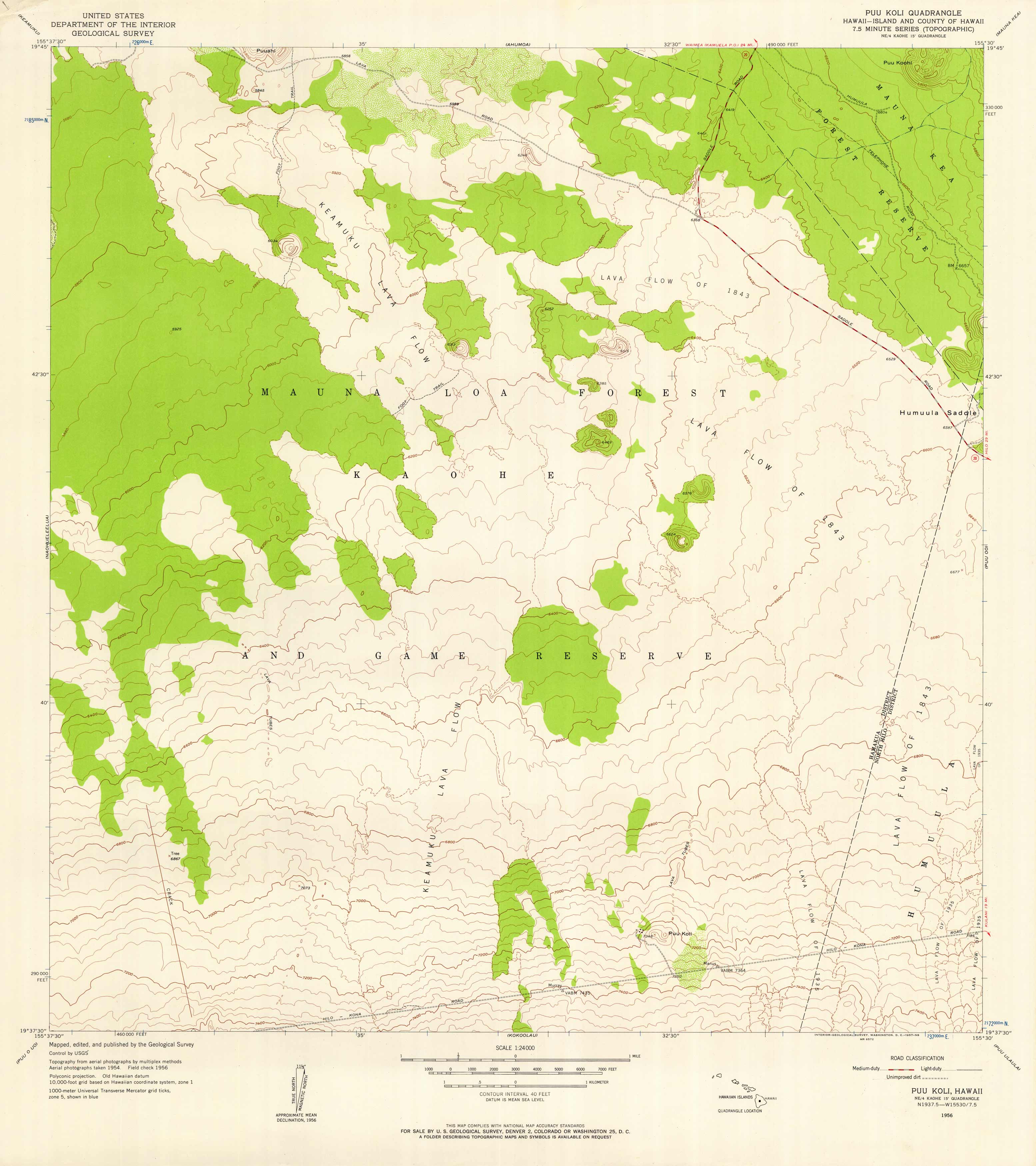 Puu Koli Quadrangle Puu Koli Quadrangle