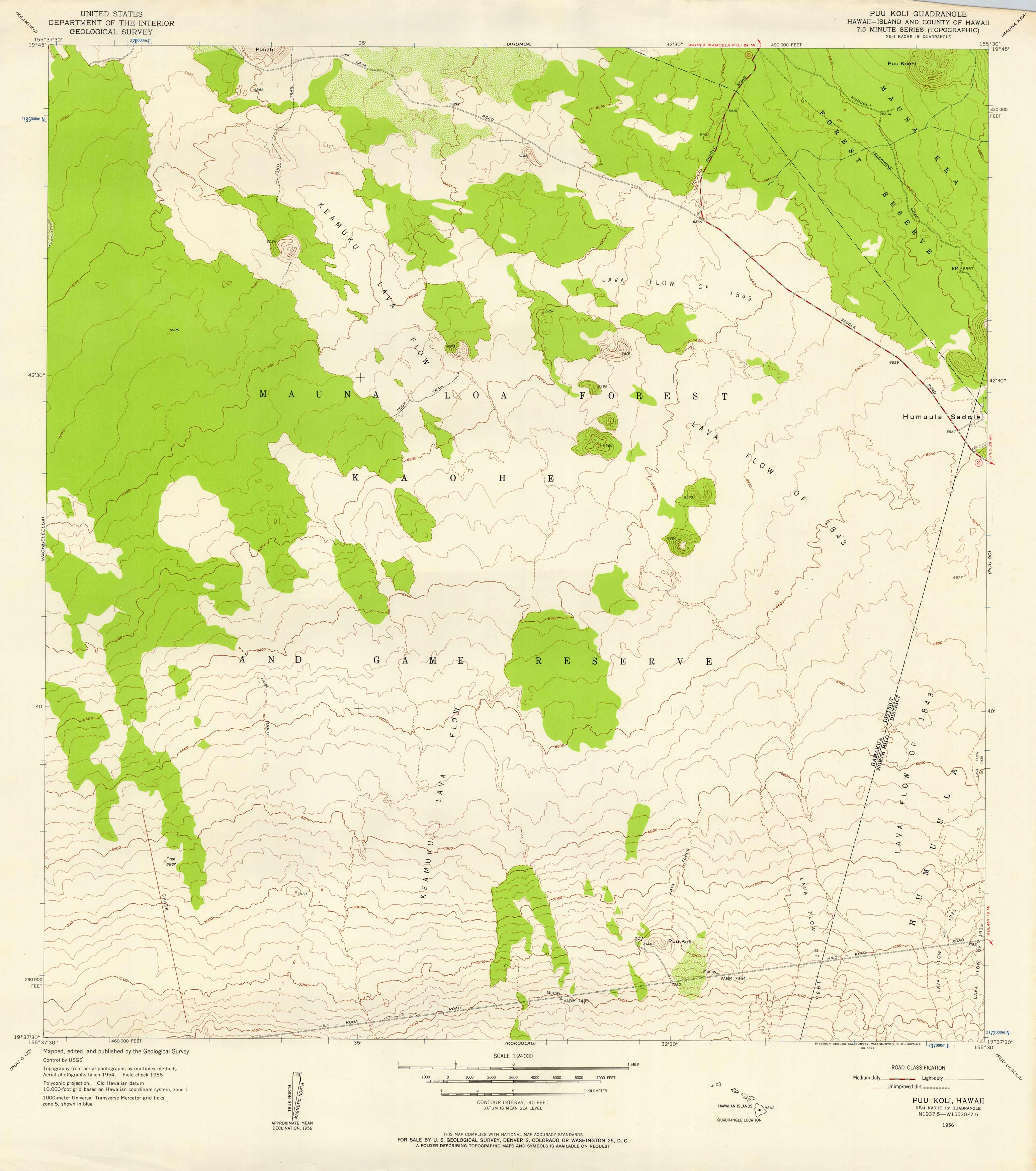 Puu Koli Quadrangle Puu Koli Quadrangle