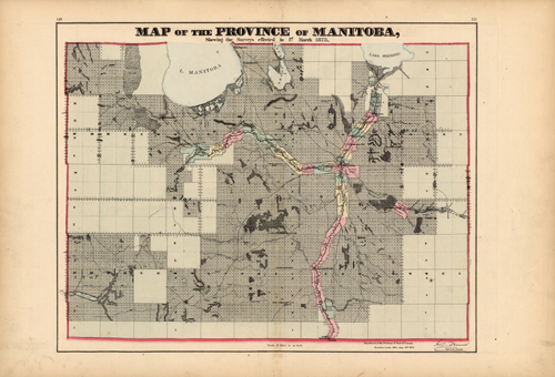 Map of the Province of Manitoba Map of the Province of Manitoba