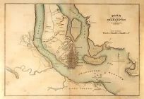 Revolutionary War Map Showing Charleston
