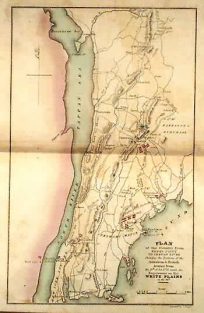 Revolutionary War Map Showing White Plains
