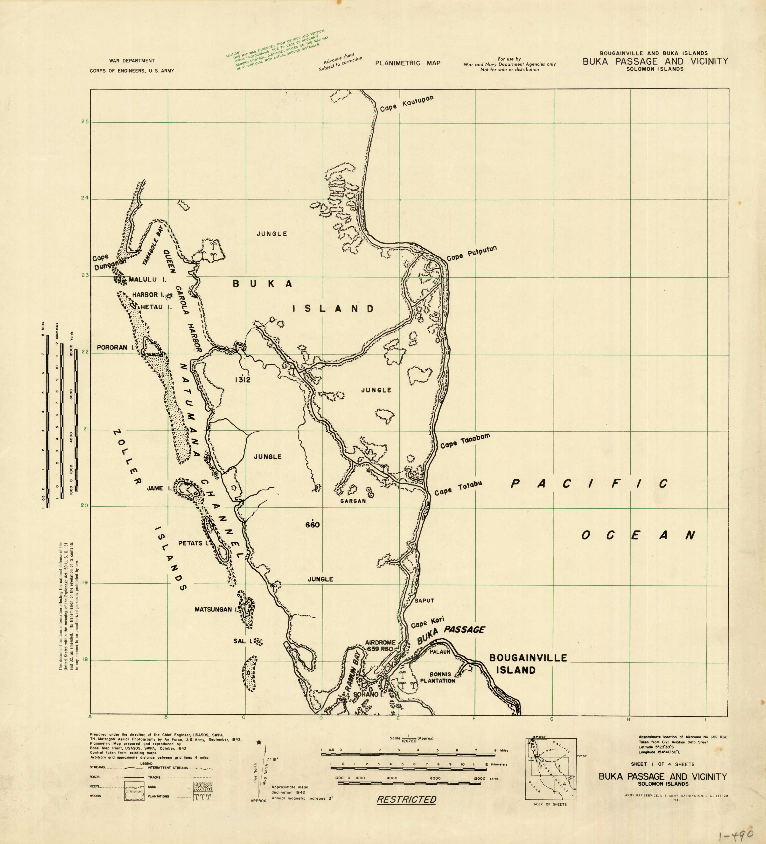 Buka Passage and Vicinity