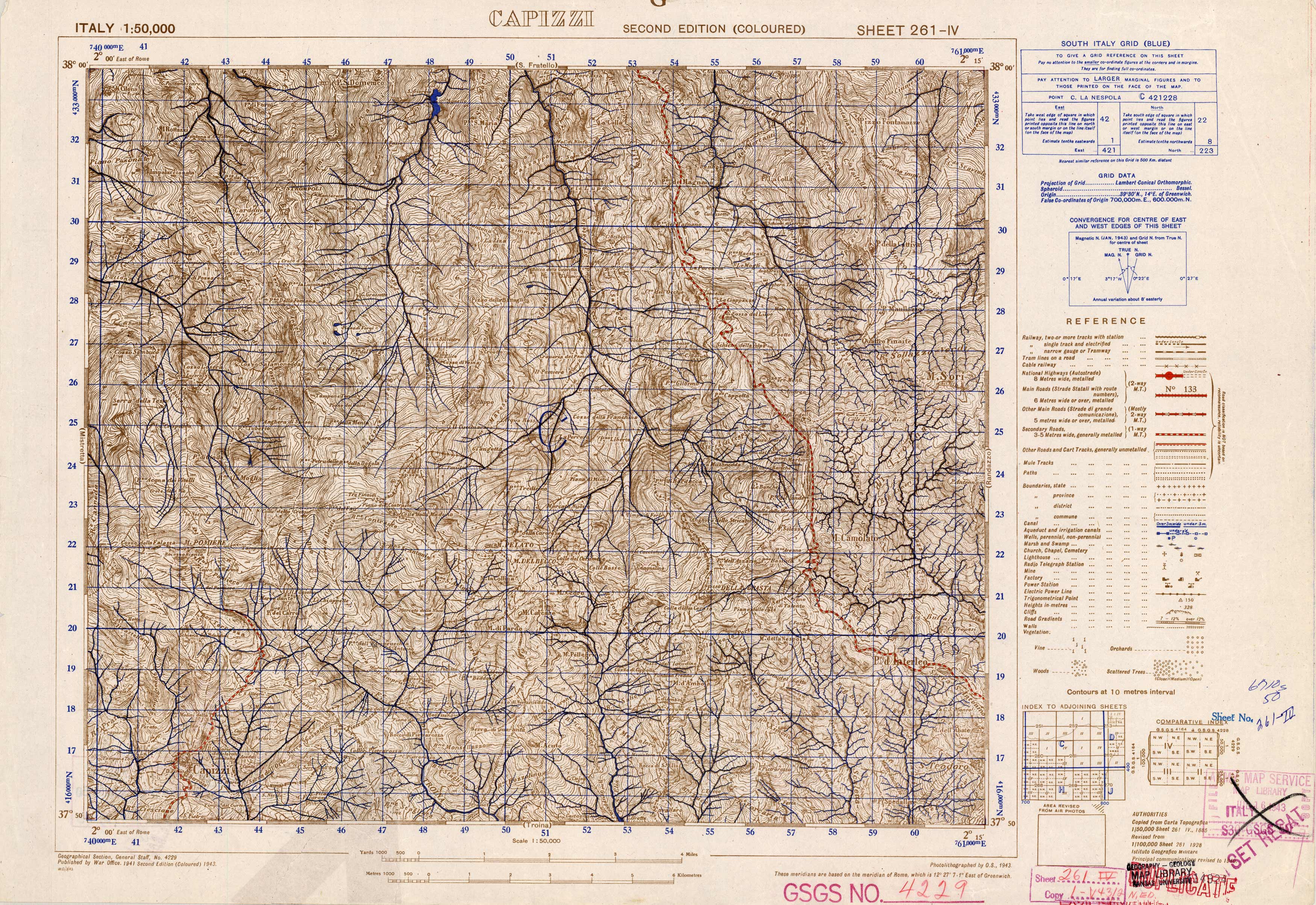 Capizzi - Sheet 261 IV