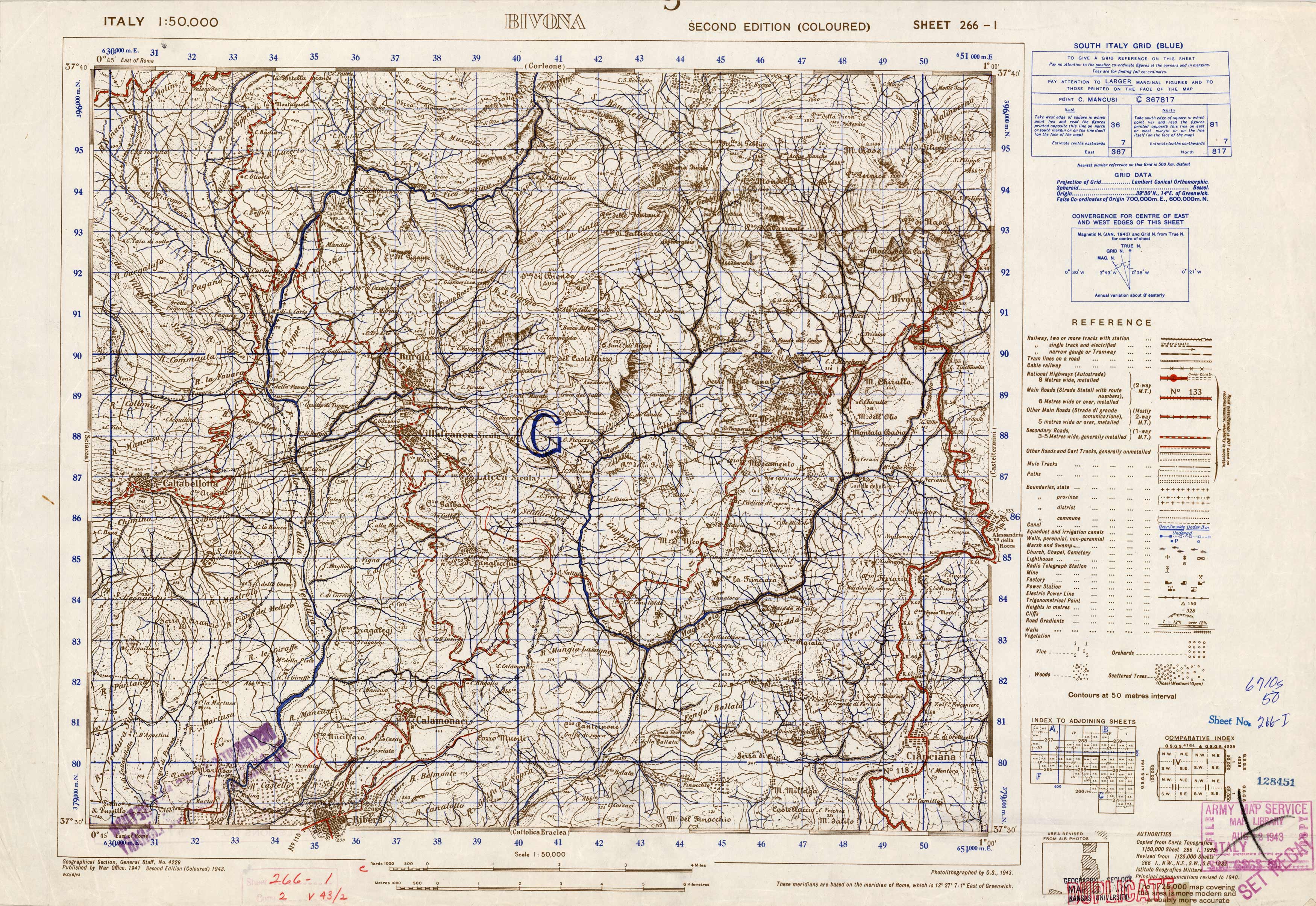 Bivona - Sheet  266 I