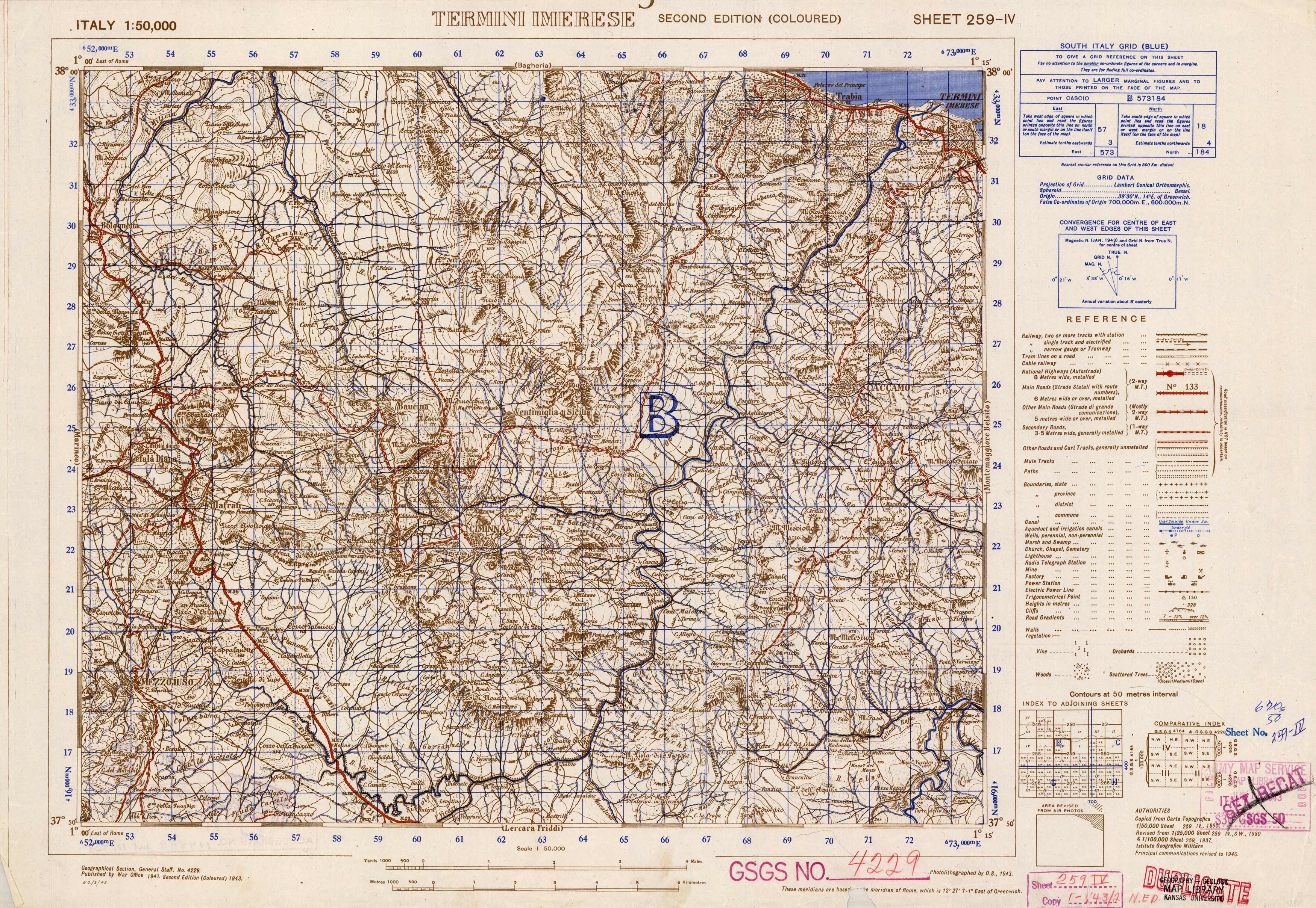 Termini Imerese - Sheet  259 IV