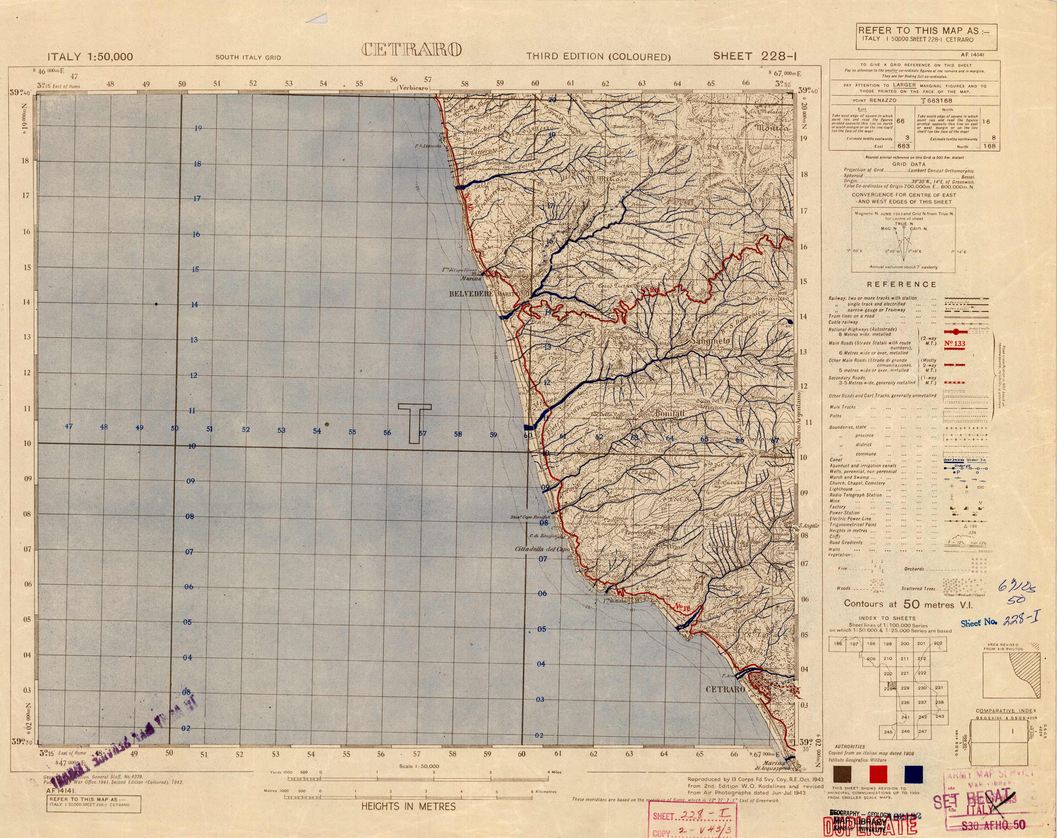 Cetraro - Sheet 228 I Cetraro - Sheet 228 I