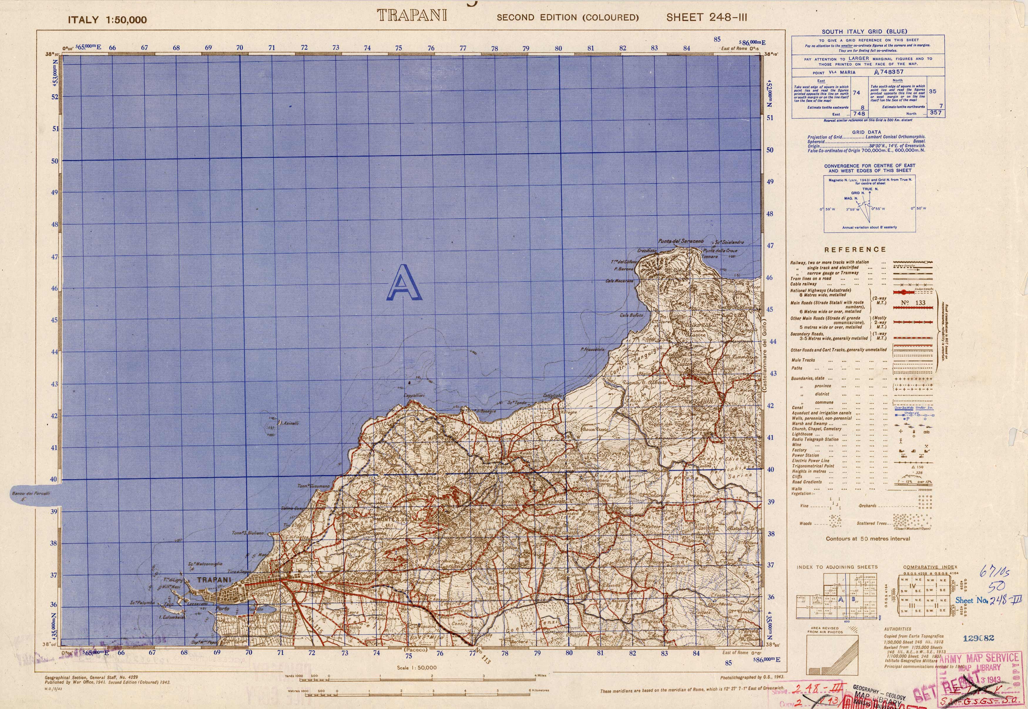 Trapani - Sheet 248 III Trapani - Sheet 248 III