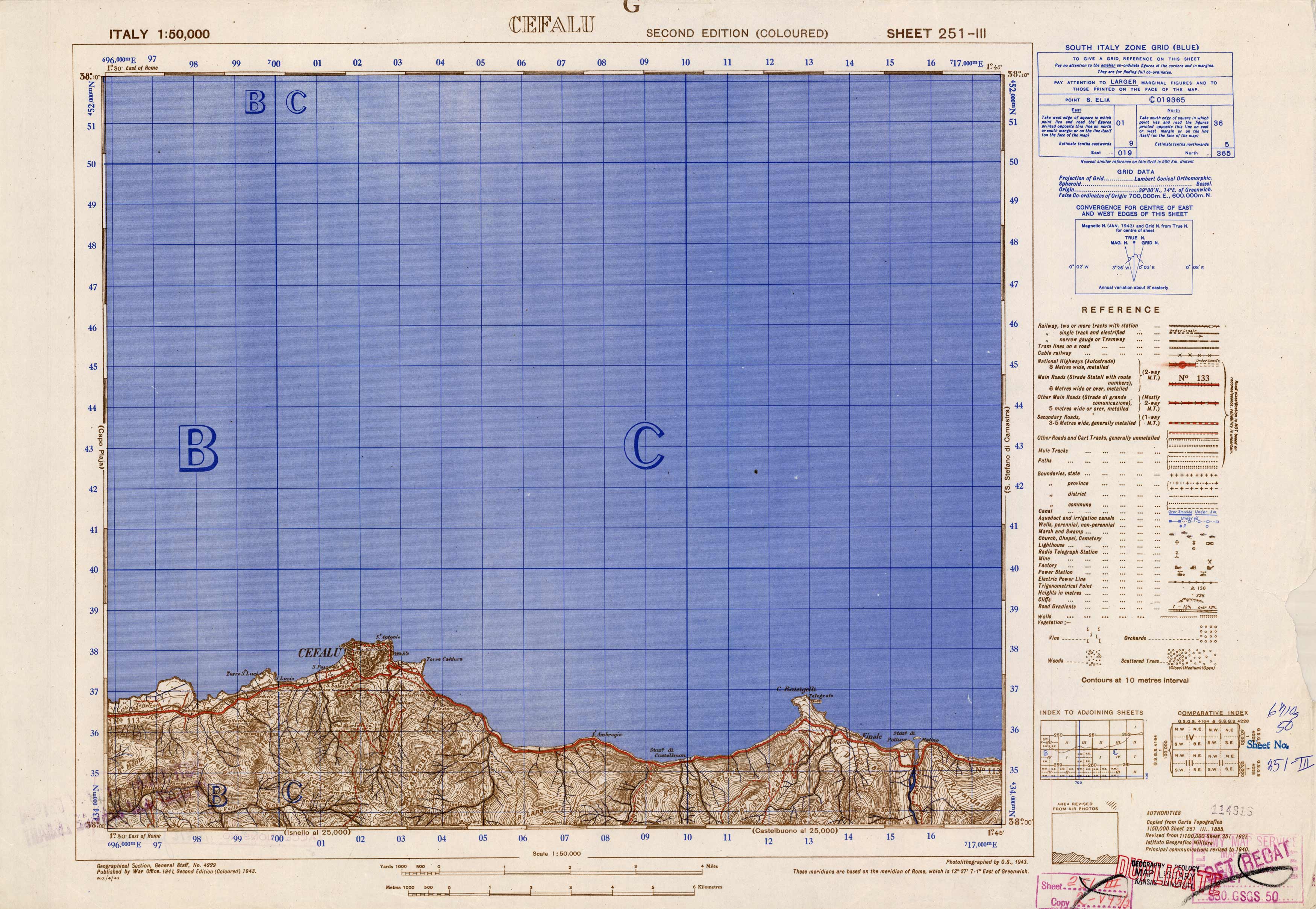 Cefalu - Sheet 251 III