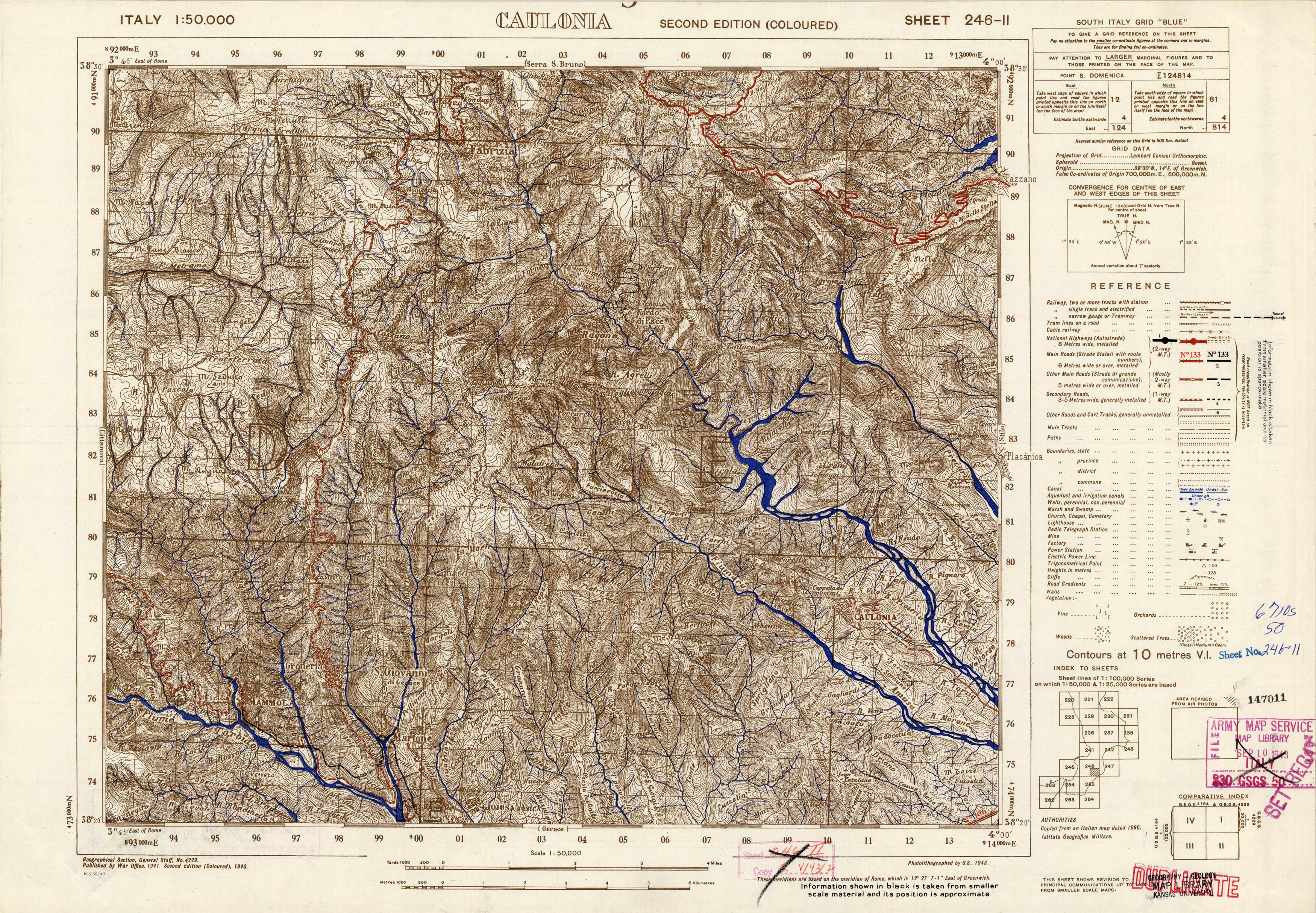 Caulonia - Sheet 246 II