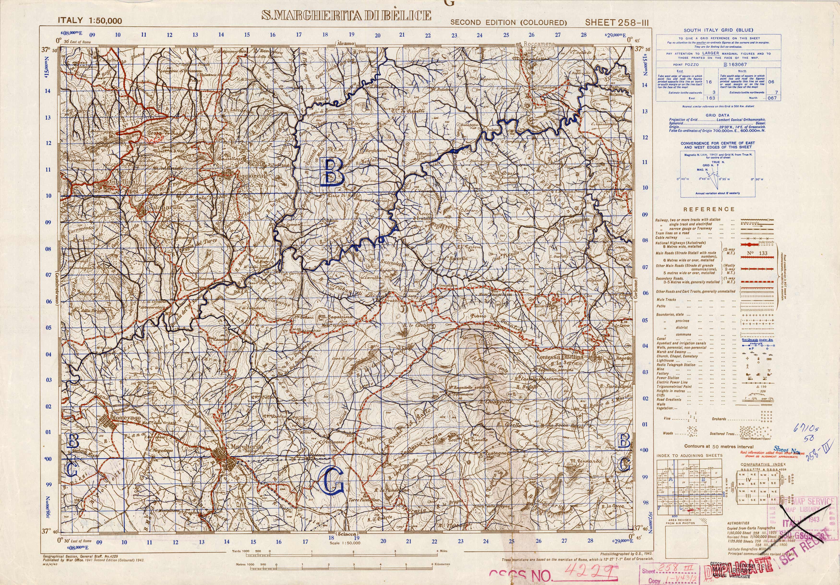 S. Margherita Di Belice - Sheet  258 III