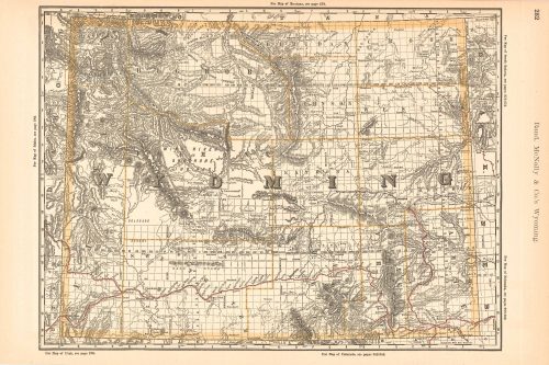 Vintage Antique Wyoming