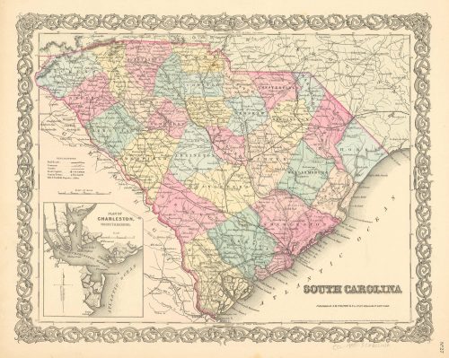 Vintage Antique South Carolina