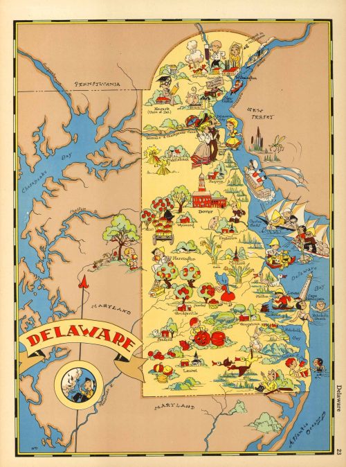 Vintage Antique Delaware