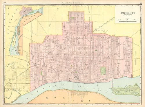 Vintage Antique Detroit